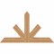Ekena Millwork Saratoga Timber Gable Bracket, Western Red Cedar, 60"W x 35"H x 5 1/2"D x 5 1/2"F, 14/12 Pitch GBW060X35X0606SAR00SWR - alternate 1